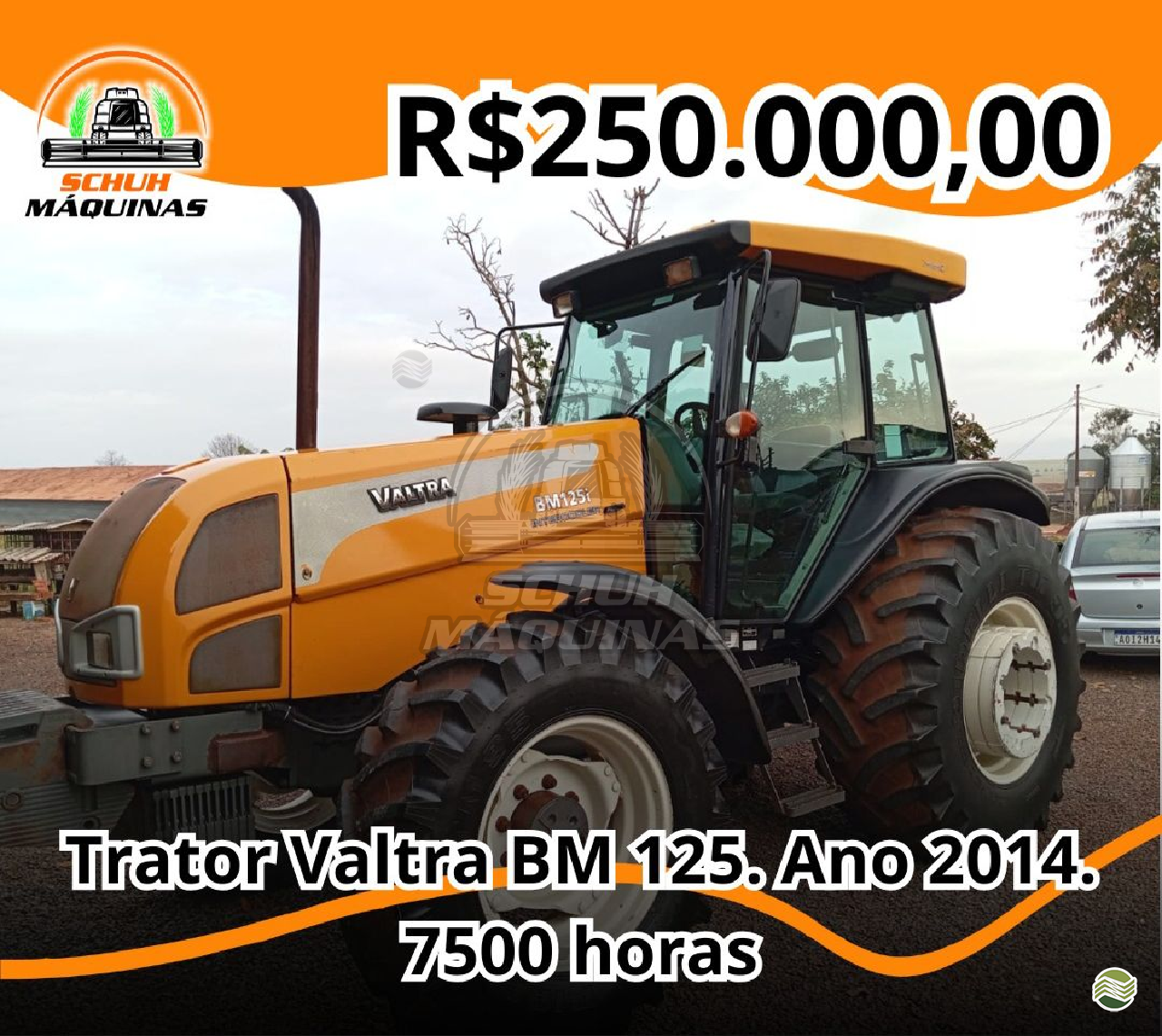 TRATOR VALTRA VALTRA BM 125 Tração 4x4 Schuh Máquinas MARECHAL CANDIDO RONDON PARANÁ PR